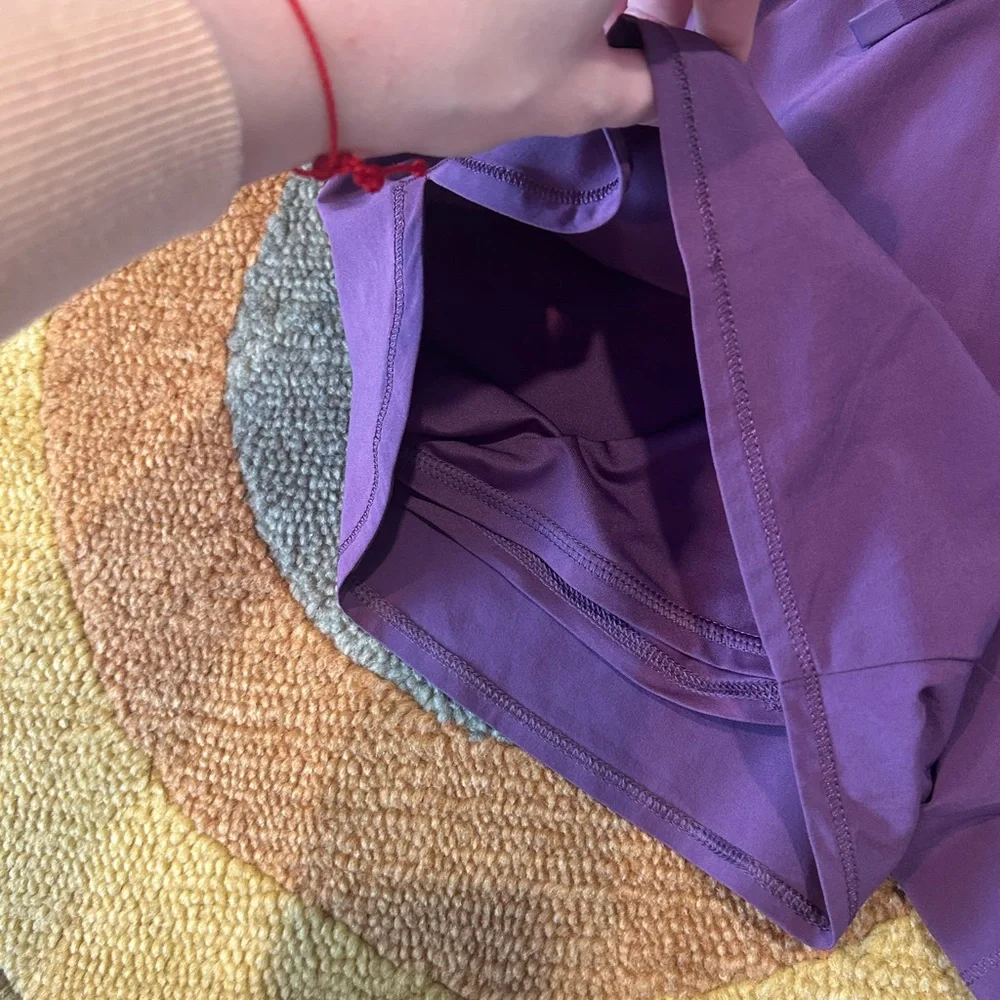 All in Motion Purple Athletic Shorts Built in Bike Shorts Kids Girls Size XL - Picture 2 of 4